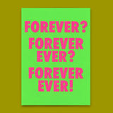 Deli Cards Postkarte "For ever & ever" | Besondere Karte für Verliebte