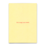 Deli Cards Postkarte "Ich mag uns zwei" | Lustige Karte für Verliebte