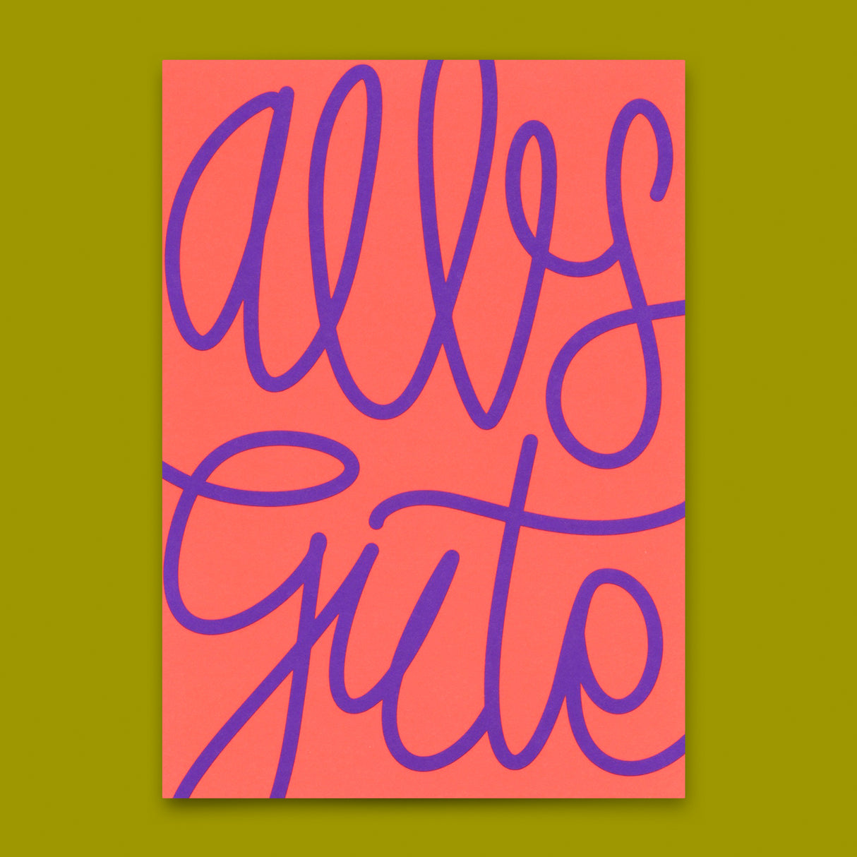 Deli Cards Postkarte "Alles Gute Swing" | Besondere Karte zum Gratulieren