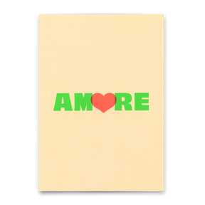 Deli Cards Postkarte "Amore" | Coole Karte für Verliebte