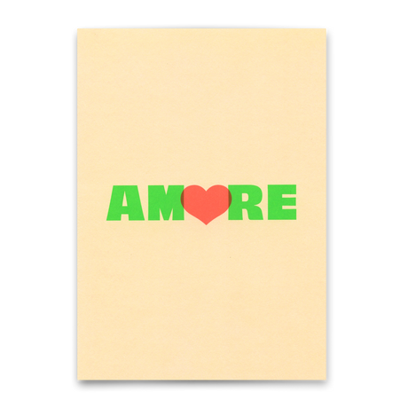 Deli Cards Postkarte "Amore" | Coole Karte für Verliebte