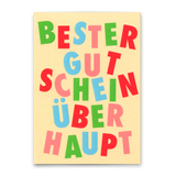 Deli Cards Postkarte "Bester Gutschein überhaupt" | Lustige Gutschein-Karte
