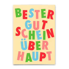 Deli Cards Postkarte "Bester Gutschein überhaupt" | Lustige Gutschein-Karte