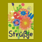 Deli Cards Postkarte "Strüßje" | Schöne Karte für jeden Anlass