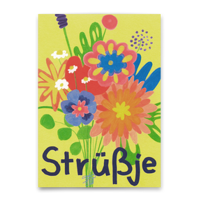 Deli Cards Postkarte "Strüßje" | Schöne Karte für jeden Anlass