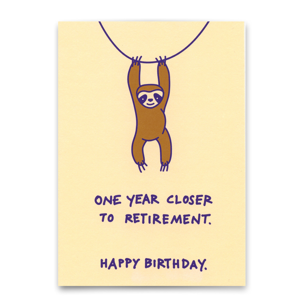 Deli Cards Postkarte "Closer to retirement" | Lustige Karte zum Geburtstag