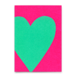 Deli Cards Postkarte "Neon Heart 2" | Schöne Karte für Verliebte