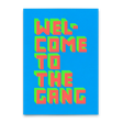 Deli Cards Postkarte "Welcome to the gang" | Lustige Karte zur Geburt