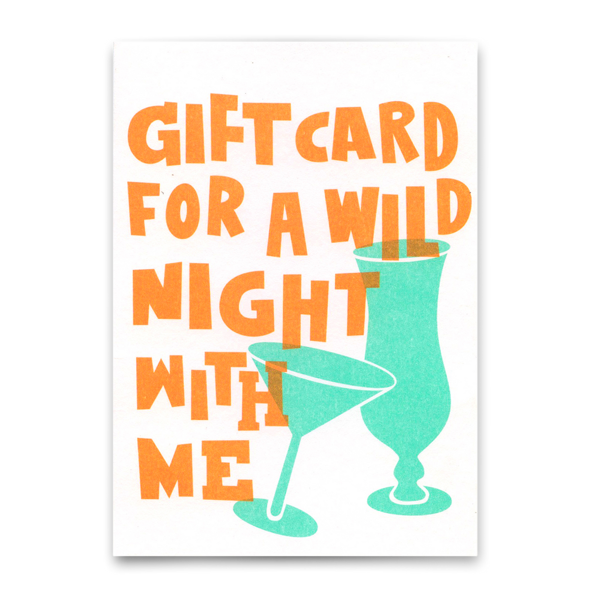 Deli Cards Postkarte "Wild night" | Lustige Gutschein-Karte mit Spruch für jeden Anlass