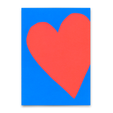 Deli Cards Postkarte "Neon Heart 3" | Schöne Karte für Verliebte