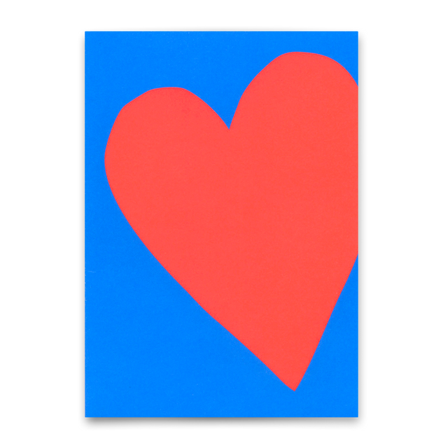 Deli Cards Postkarte "Neon Heart 3" | Schöne Karte für Verliebte