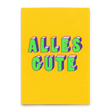 Deli Cards Postkarte "Alles Gute 3D-Typo" | Coole Karte zur Hochzeit