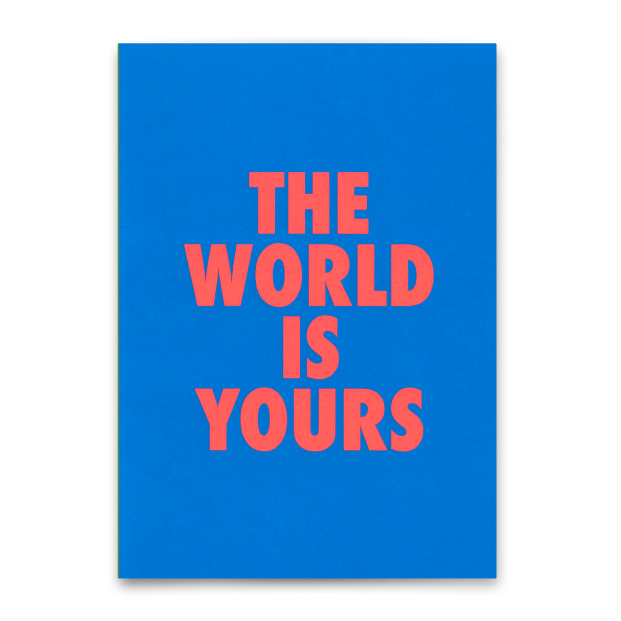 Deli Cards Postkarte "The world is yours" | Besondere Karte für jeden Anlass