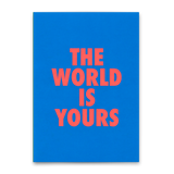 Deli Cards Postkarte "The world is yours" | Besondere Karte für jeden Anlass