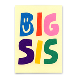 Postkarte "Big Sis" | Coole Postkarte für jeden Anlass