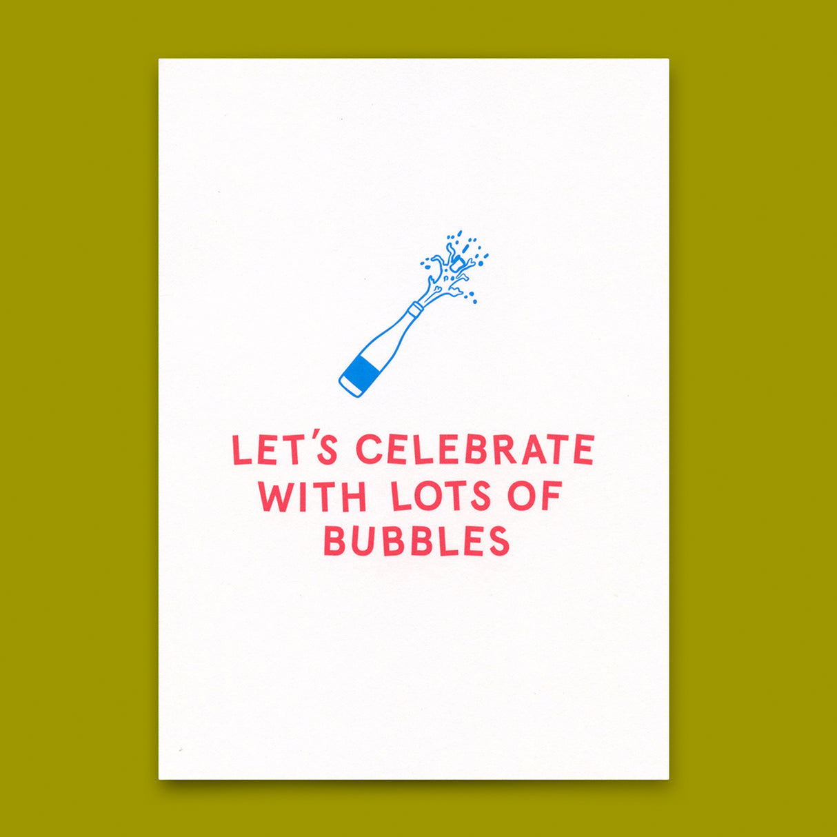 Deli Cards Postkarte "Bubbles" | Besondere Karte für jeden Anlass