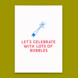 Deli Cards Postkarte "Bubbles" | Besondere Karte für jeden Anlass