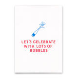Deli Cards Postkarte "Bubbles" | Besondere Karte für jeden Anlass