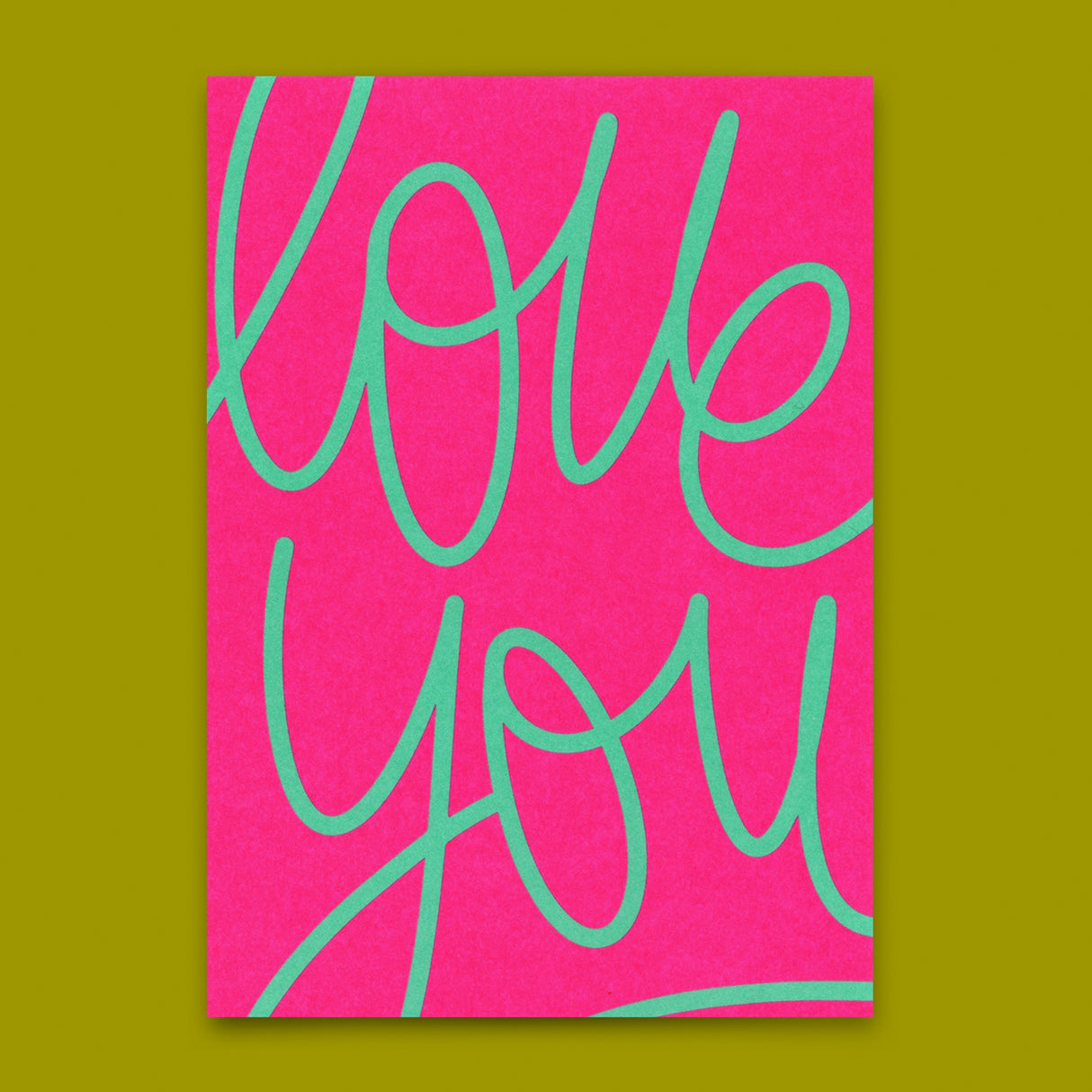 Deli Cards Postkarte "Love you Swing" | Besondere Karte für Verliebte