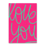 Deli Cards Postkarte "Love you Swing" | Besondere Karte für Verliebte
