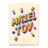 Deli Cards Postkarte "Mazel Tov" | Besondere Karte für jeden Anlass