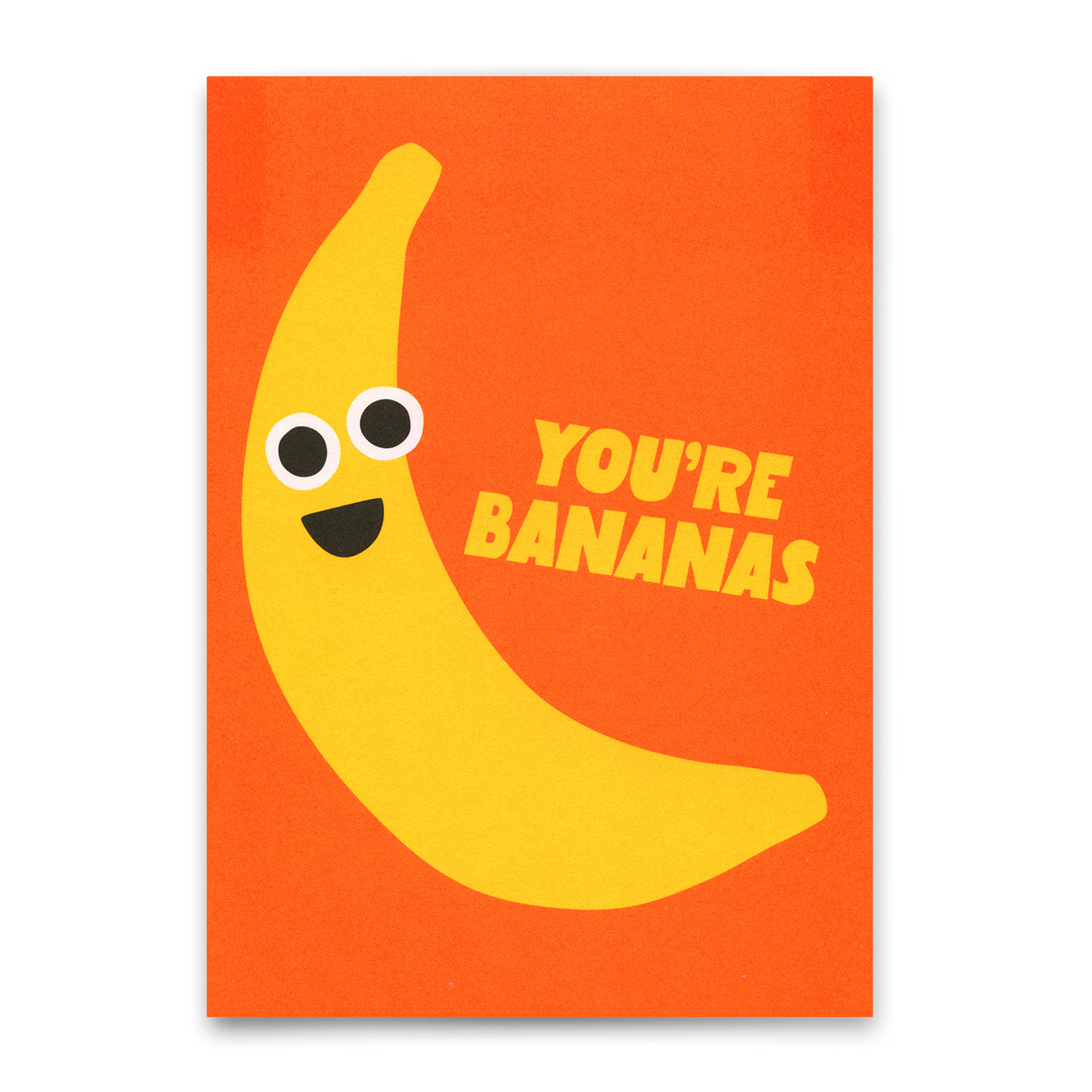 Deli Cards Postkarte "You're Bananas" | Lustige Karte mit Spruch