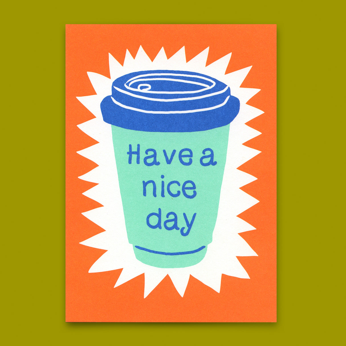 Deli Cards Postkarte "Have a nice day Coffee" | Coole Karte für jeden Anlass