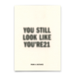 Deli Cards Postkarte "From a Distance Blurred" | Lustige Karte zum Geburtstag