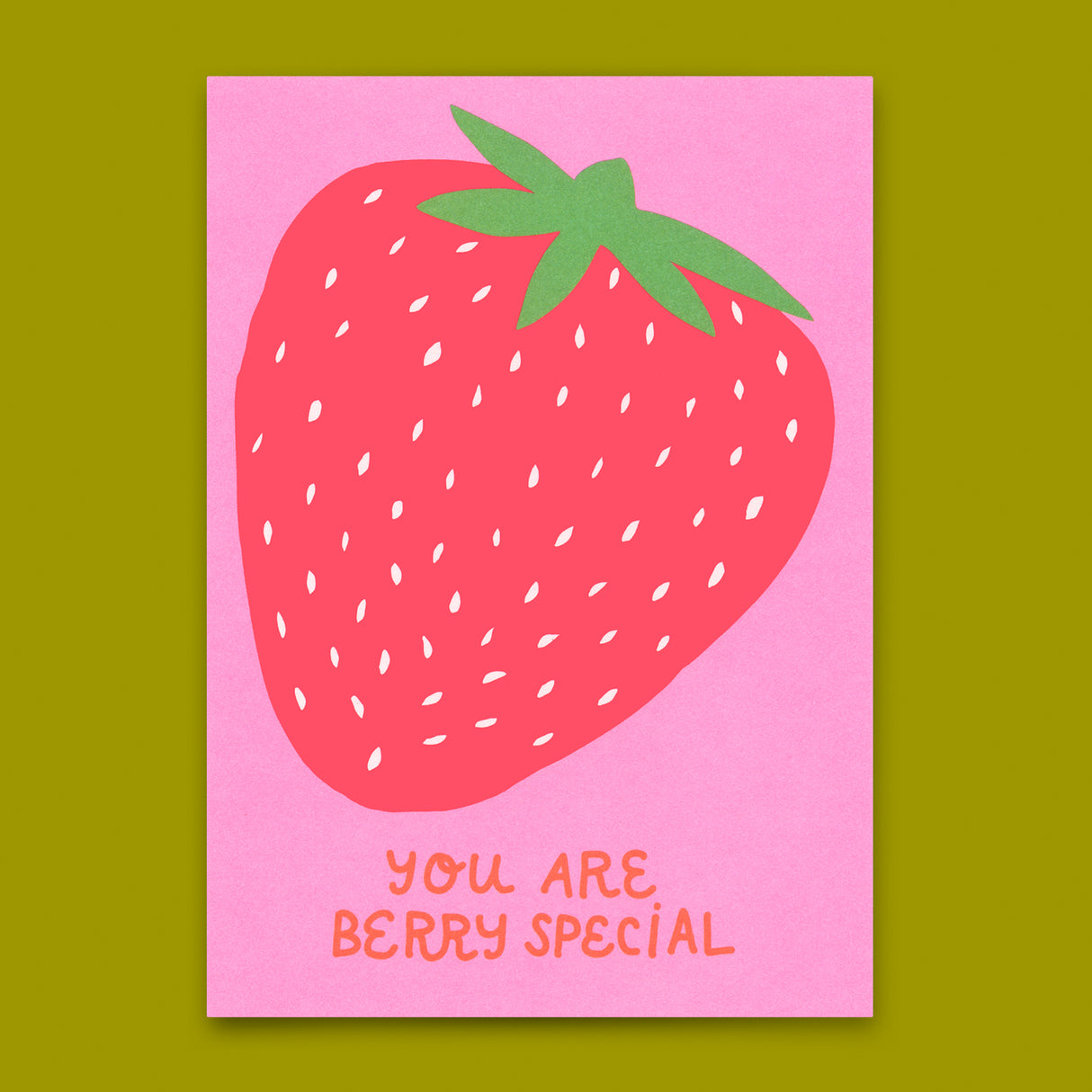 Deli Cards Postkarte "Your are berry special" | Lustige Karte für Verliebte
