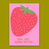 Deli Cards Postkarte "Your are berry special" | Lustige Karte für Verliebte