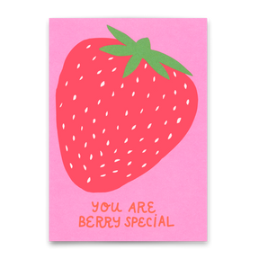 Deli Cards Postkarte "Your are berry special" | Lustige Karte für Verliebte
