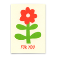 Deli Cards Postkarte "For you Flower" | Schöne Karte für jeden Anlass