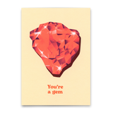 Deli Cards Postkarte "You're a gem" | Besondere Karte für Verliebte
