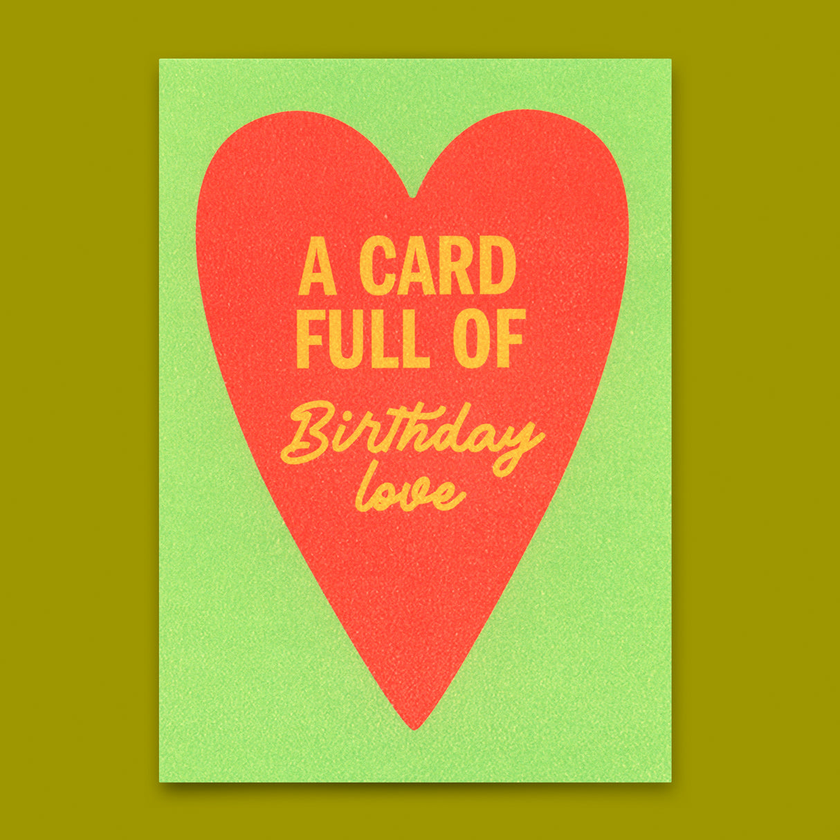 Deli Cards Postkarte "Birthday love Heart" | Schöne Karte zum Geburtstag