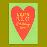Deli Cards Postkarte "Birthday love Heart" | Schöne Karte zum Geburtstag