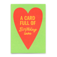 Deli Cards Postkarte "Birthday love Heart" | Schöne Karte zum Geburtstag