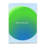 Deli Cards Postkarte "Happy Birthday Blur" | Besondere Karte zum Geburtstag