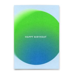 Deli Cards Postkarte "Happy Birthday Blur" | Besondere Karte zum Geburtstag