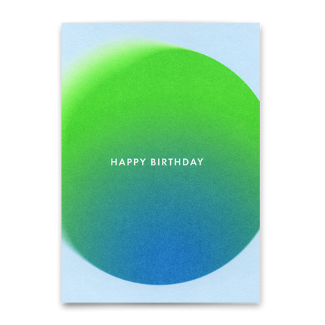 Deli Cards Postkarte "Happy Birthday Blur" | Besondere Karte zum Geburtstag
