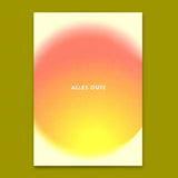 Deli Cards Postkarte "Alles Gute Blur" | Besondere Karte für jeden Anlass