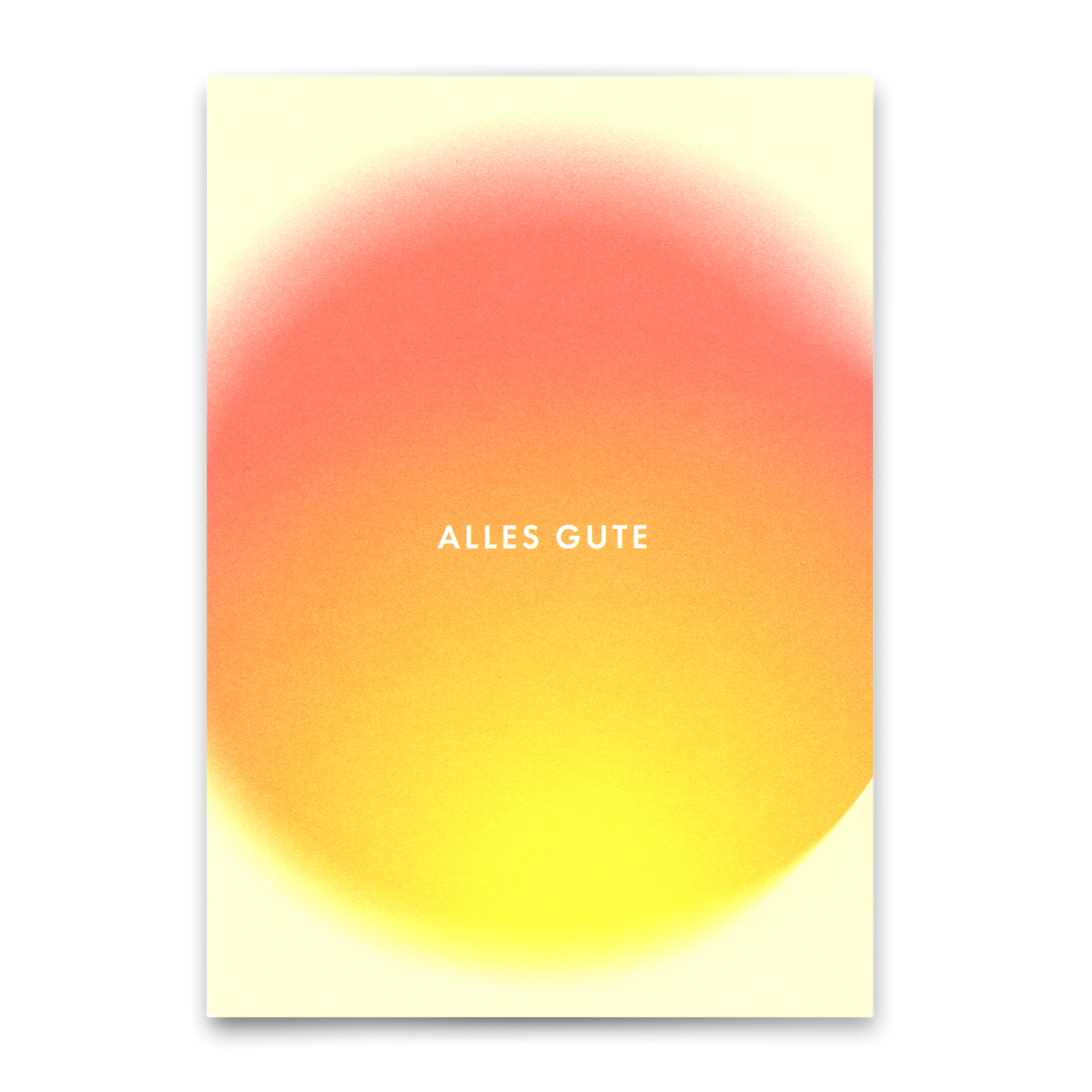 Deli Cards Postkarte "Alles Gute Blur" | Besondere Karte für jeden Anlass