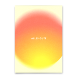 Deli Cards Postkarte "Alles Gute Blur" | Besondere Karte für jeden Anlass