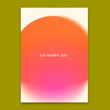Deli Cards Postkarte "Oh happy day Blur" | Besondere Karte für jeden Anlass