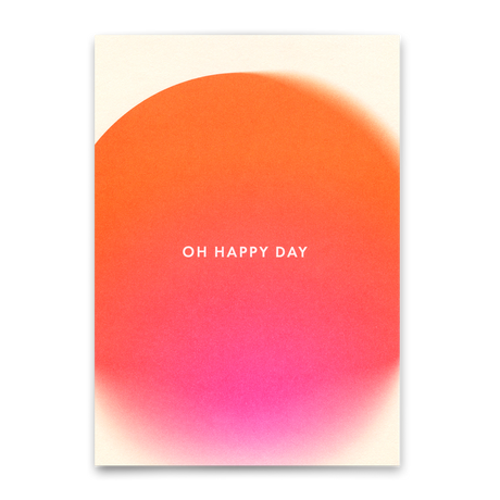 Deli Cards Postkarte "Oh happy day Blur" | Besondere Karte für jeden Anlass