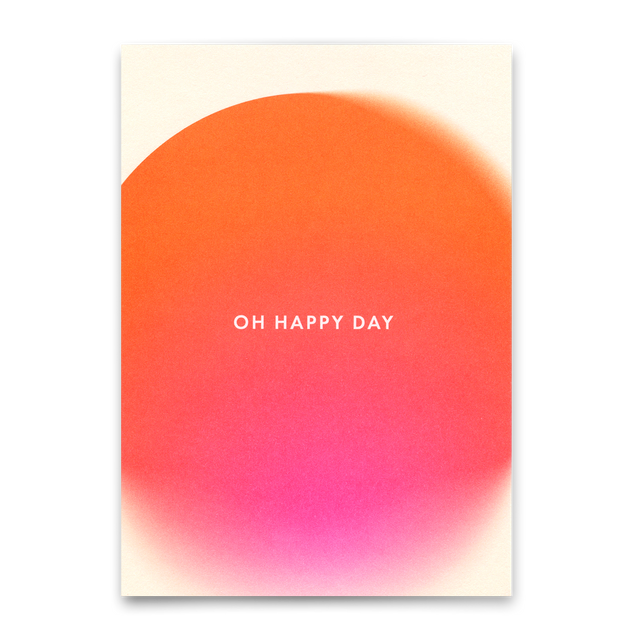 Deli Cards Postkarte "Oh happy day Blur" | Besondere Karte für jeden Anlass