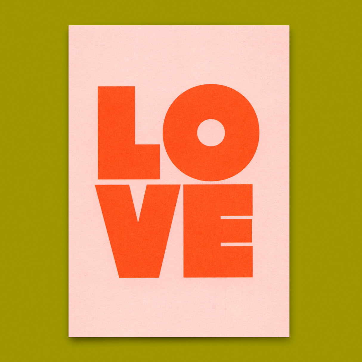 Deli Cards Postkarte "Love Red" | Coole Karte für Verliebte