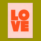 Deli Cards Postkarte "Love Red" | Coole Karte für Verliebte