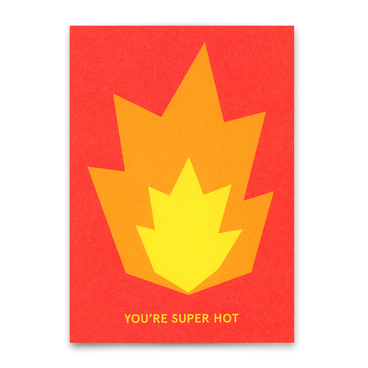 Deli Cards Postkarte "You're super hot" | Coole Karte für jeden Anlass