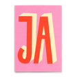 Deli Cards Postkarte "JA" | Coole Karte für jeden Anlass