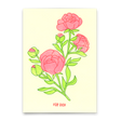 Deli Cards Postkarte "Für dich Rose" | Schöne Karte für jeden Anlass